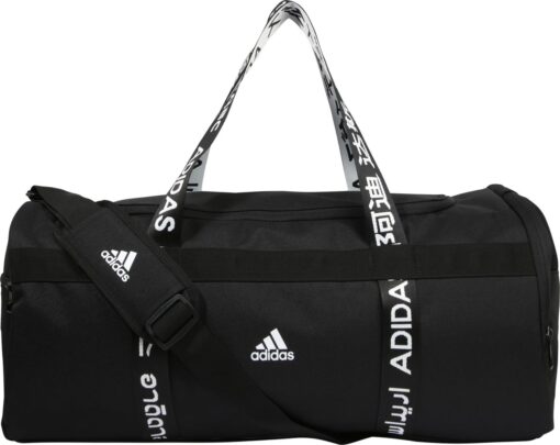 ADIDAS PERFORMANCE Sportovní taška černá / bílá