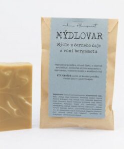 Mýdlovar Mýdlo z černého čaje s bergamotem (60 g) - pro všechny typy pokožky