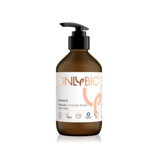 OnlyBio Prebiotický gel pro intimní hygienu (250 ml) - ve skleněné lahvi