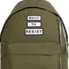 EASTPAK Batoh 'Padded Pak'R' khaki / černá / červená / bílá