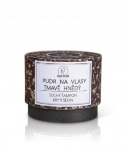 Haaro Naturo Pudr na vlasy - tmavě hnědý (60 g) - suchý šampon