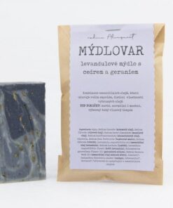 Mýdlovar Levandulové mýdlo s vůní gerania a cedru (60 g) - univerzální