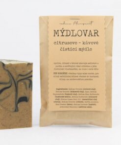 Mýdlovar Citrusovo-kávové čisticí mýdlo (60 g) - s jemným peelingem