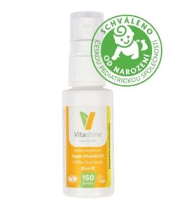 Vegetology VitaShine Vitamin D3 1000 IU ve spreji (20 ml) - vhodný i pro malé děti a miminka