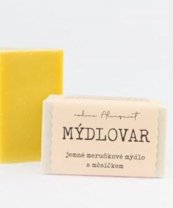 Mýdlovar Jemné meruňkové mýdlo s měsíčkem (120 g) - vhodné i pro cíti a malá miminka