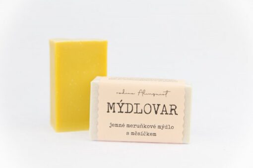 Mýdlovar Jemné meruňkové mýdlo s měsíčkem (120 g) - vhodné i pro cíti a malá miminka