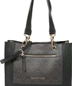 Valentino Bags Taška přes rameno 'PATCH' černá / mokka / šedá