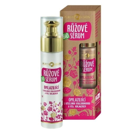 Purity Vision Růžové omlazující sérum BIO (50 ml) - pro mladistvý vzhled