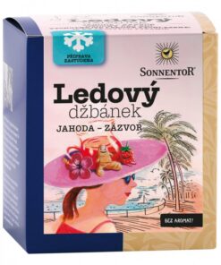 Sonnentor Ledový džbánek BIO - jahoda a zázvor - sáčky (16 x 2