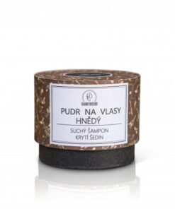 Haaro Naturo Pudr na vlasy - hnědý (60 g) - suchý šampon