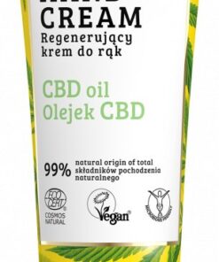 OnlyBio Regenerační krém na ruce s konopím a CBD olejem (75 ml)