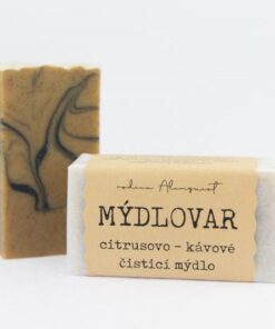 Mýdlovar Citrusovo-kávové čisticí mýdlo (120 g) - s jemným peelingem