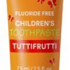 Urtekram Dětská zubní pasta tutti frutti BIO (75 ml) - bez fluoru