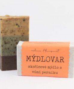 Mýdlovar Skořicové mýdlo s vůní perníku (120 g) - s jemným peelingem