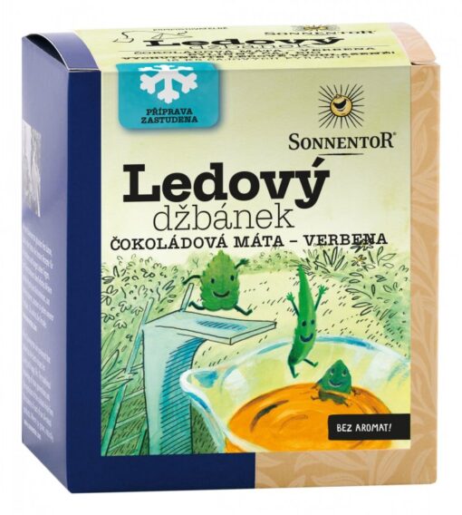 Sonnentor Ledový džbánek BIO - čoko. máta a verbena - sáčky (16 x 2 g)