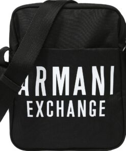 ARMANI EXCHANGE Taška přes rameno černá / bílá