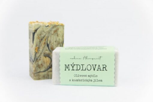 Mýdlovar Olivové mýdlo s kambrickým jílem (120 g) - univerzální