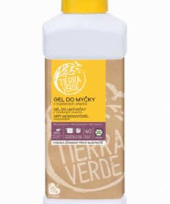 Tierra Verde Gel do myčky na nádobí - INOVACE (1 l) - z mýdlových ořechů v bio kvalitě