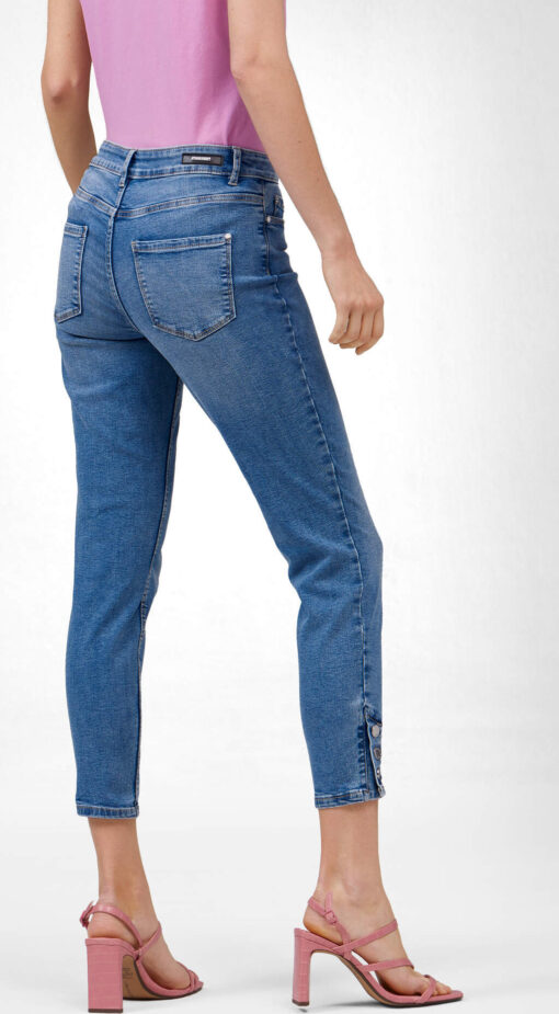 Modrá Skinny mid waist džíny ORSAY✅799.00