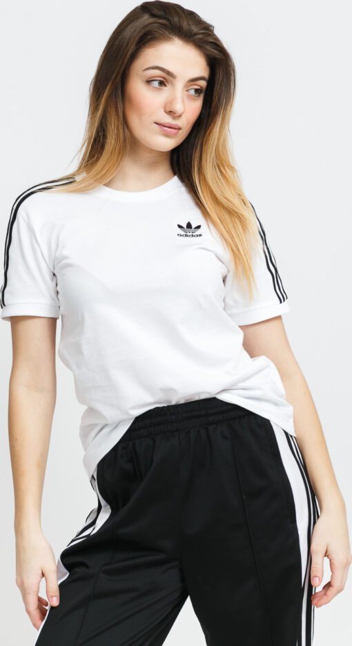 adidas Originals 3 tripes Tee bílé