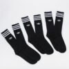 adidas Originals 3Pack Solid Crew Sock černé / bílé