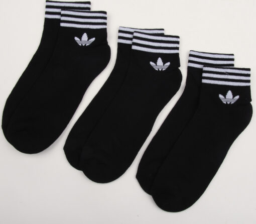 adidas Originals Trefoil Ankle Socks HC 3Pack černé / bílé