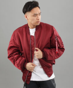 Alpha Industries MA-1 vínová