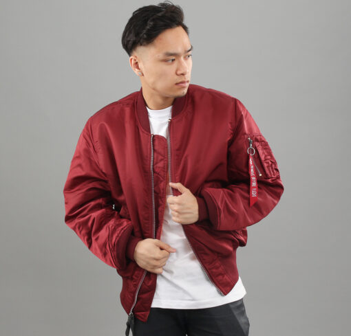 Alpha Industries MA-1 vínová