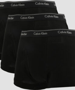 Calvin Klein 3 Pack Classic Fit Trunks černé