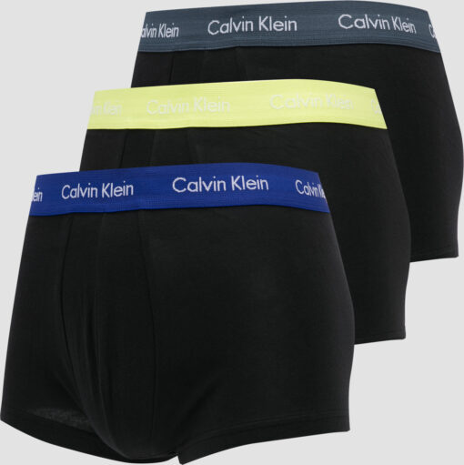 Calvin Klein 3 Pack Low Rise Trunks černé