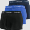 Calvin Klein 3 Pack ow Rise Trunks C/O černé / navy / modré