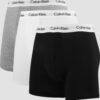 Calvin Klein Boxer Brief 3 Pack melange šedé / bílé / černé