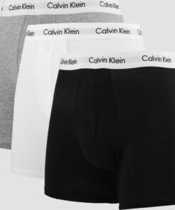 Calvin Klein Boxer Brief 3 Pack melange šedé / bílé / černé