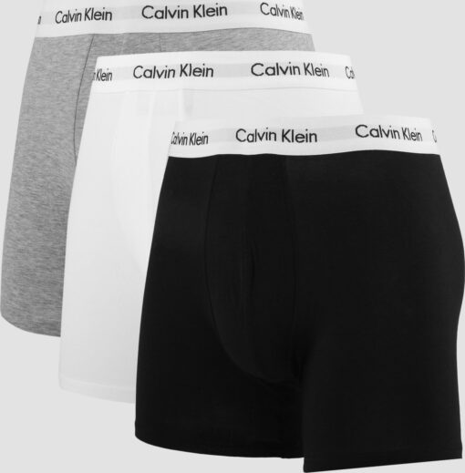 Calvin Klein Boxer Brief 3 Pack melange šedé / bílé / černé