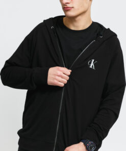 Calvin Klein CK ONE Full Zip Hoodie C/O černá