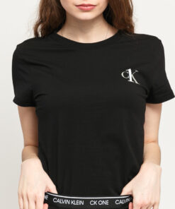 Calvin Klein CK ONE S Crew Neck C/O černé