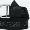 CALVIN KLEIN JEANS Slider D-Ring Webbing černý