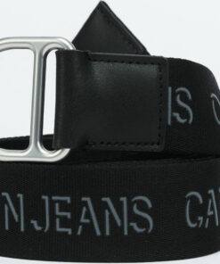 CALVIN KLEIN JEANS Slider D-Ring Webbing černý