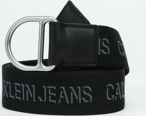 CALVIN KLEIN JEANS Slider D-Ring Webbing černý