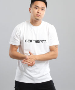 Carhartt WIP SS Script T-Shirt bílé