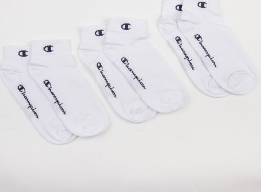 Champion 3 Pack Ankle Socks bílé