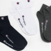 Champion 3Pack Ankle Legacy Socks navy / bílé / melange tmavě šedé