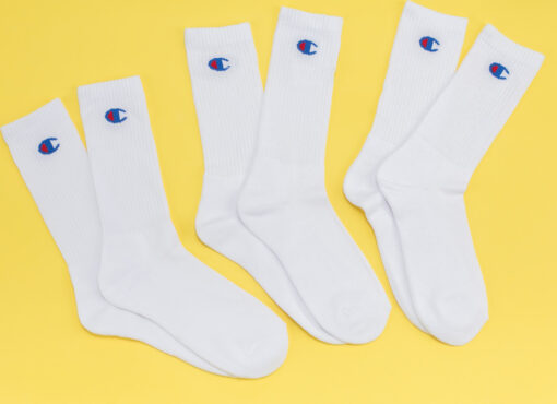 Champion 3Pack Crew Socks bílé