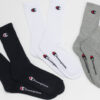 Champion 3Pack Crew Socks navy / bílé / melange šedé