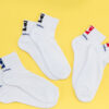 Champion 3Pack Double Logo Socks bílé