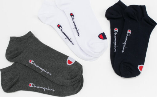 Champion 3Pack In Shoe Legacy Socks navy / bílé / melange tmavě šedé