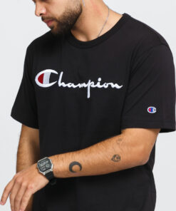 Champion Crewneck T-Shirt černé