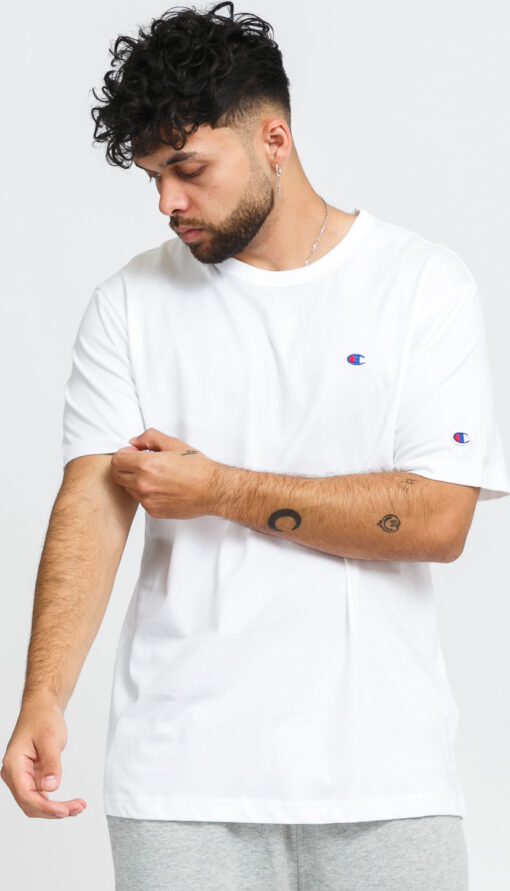 Champion Crewneck T-Shirt bílé