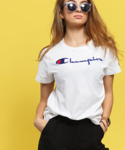 Champion Crewneck Tee bílé