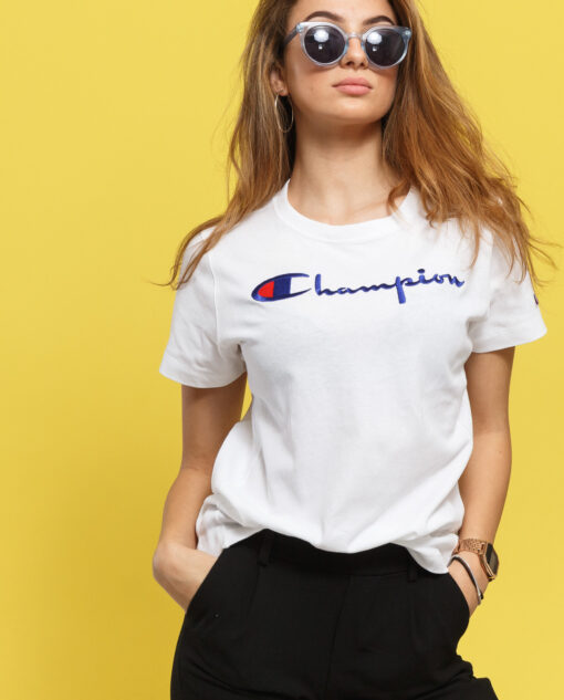 Champion Crewneck Tee bílé